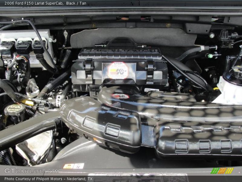 Black / Tan 2006 Ford F150 Lariat SuperCab