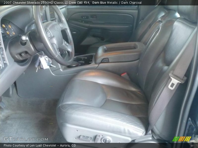 Dark Blue Metallic / Dark Charcoal 2007 Chevrolet Silverado 2500HD Classic LS Crew Cab 4x4