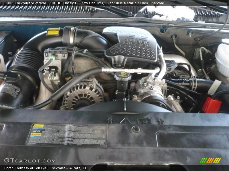 Dark Blue Metallic / Dark Charcoal 2007 Chevrolet Silverado 2500HD Classic LS Crew Cab 4x4
