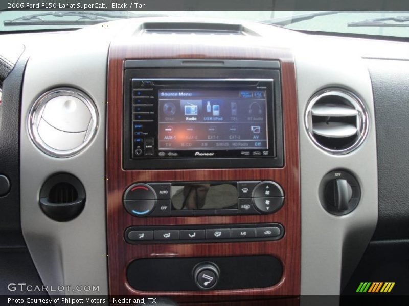 Black / Tan 2006 Ford F150 Lariat SuperCab