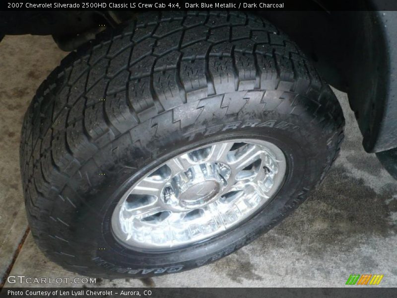 Dark Blue Metallic / Dark Charcoal 2007 Chevrolet Silverado 2500HD Classic LS Crew Cab 4x4