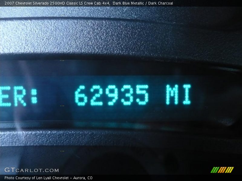 Dark Blue Metallic / Dark Charcoal 2007 Chevrolet Silverado 2500HD Classic LS Crew Cab 4x4