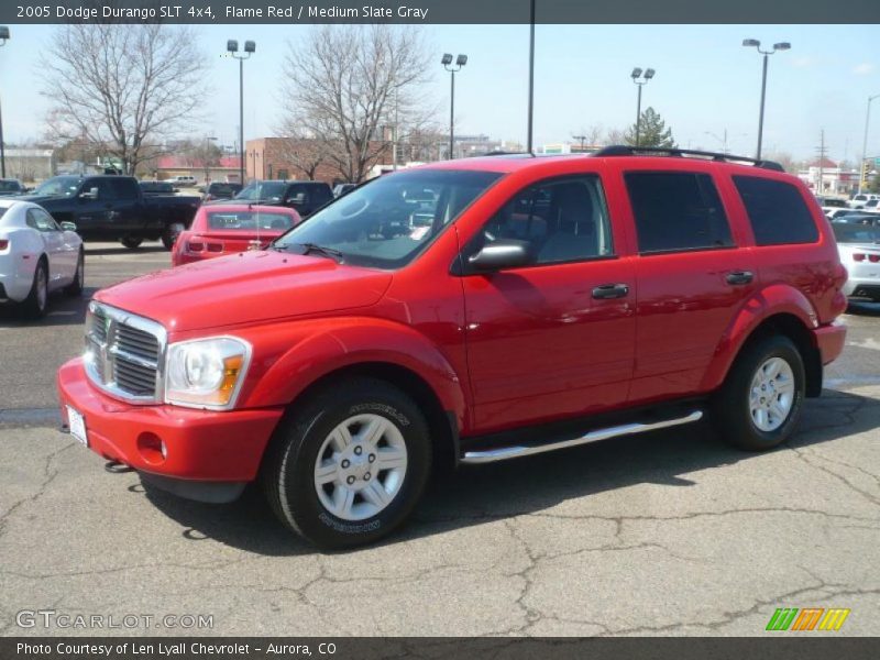 Flame Red / Medium Slate Gray 2005 Dodge Durango SLT 4x4