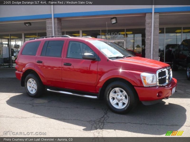 Flame Red / Medium Slate Gray 2005 Dodge Durango SLT 4x4
