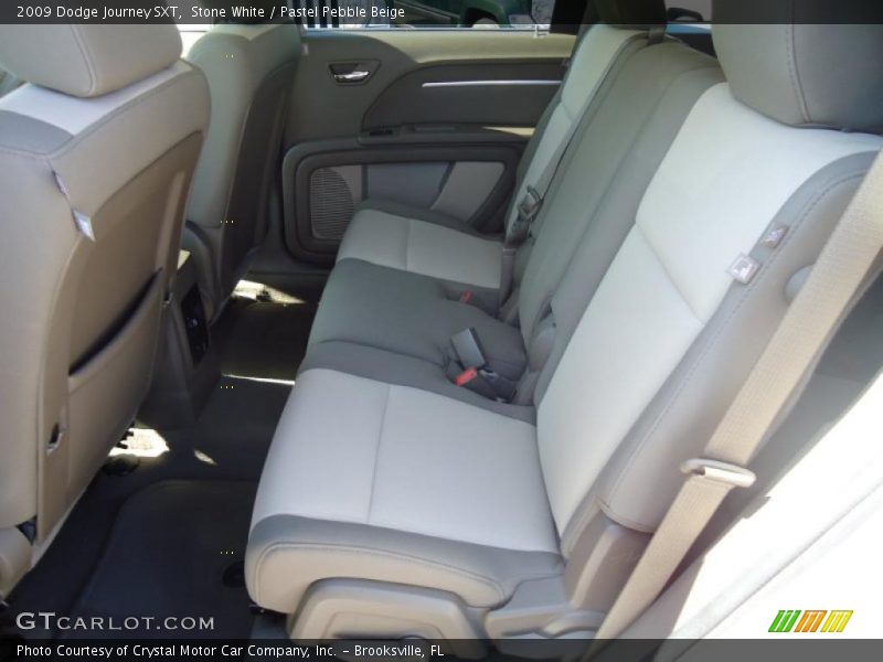 Stone White / Pastel Pebble Beige 2009 Dodge Journey SXT