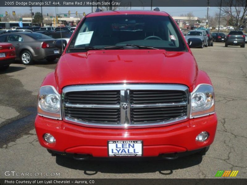 Flame Red / Medium Slate Gray 2005 Dodge Durango SLT 4x4