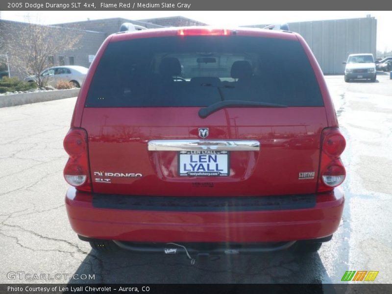 Flame Red / Medium Slate Gray 2005 Dodge Durango SLT 4x4