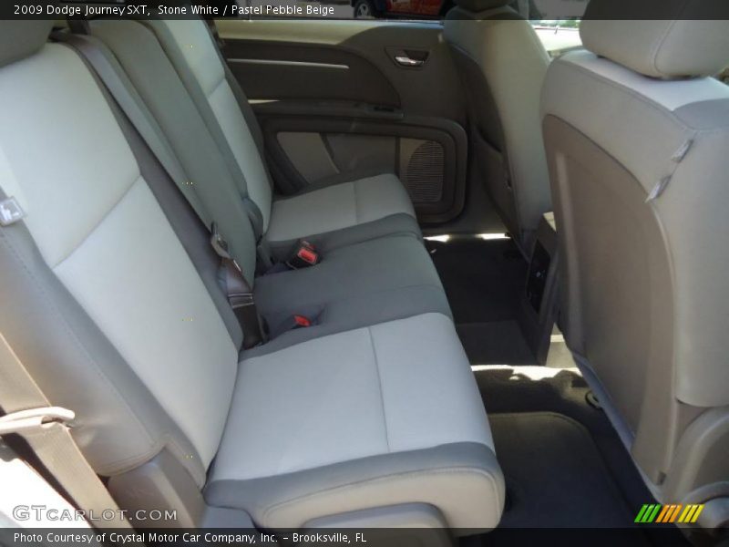 Stone White / Pastel Pebble Beige 2009 Dodge Journey SXT