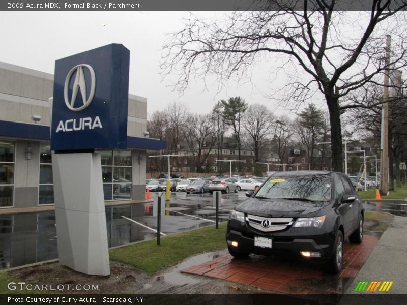 Formal Black / Parchment 2009 Acura MDX