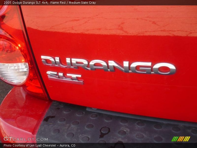 Flame Red / Medium Slate Gray 2005 Dodge Durango SLT 4x4