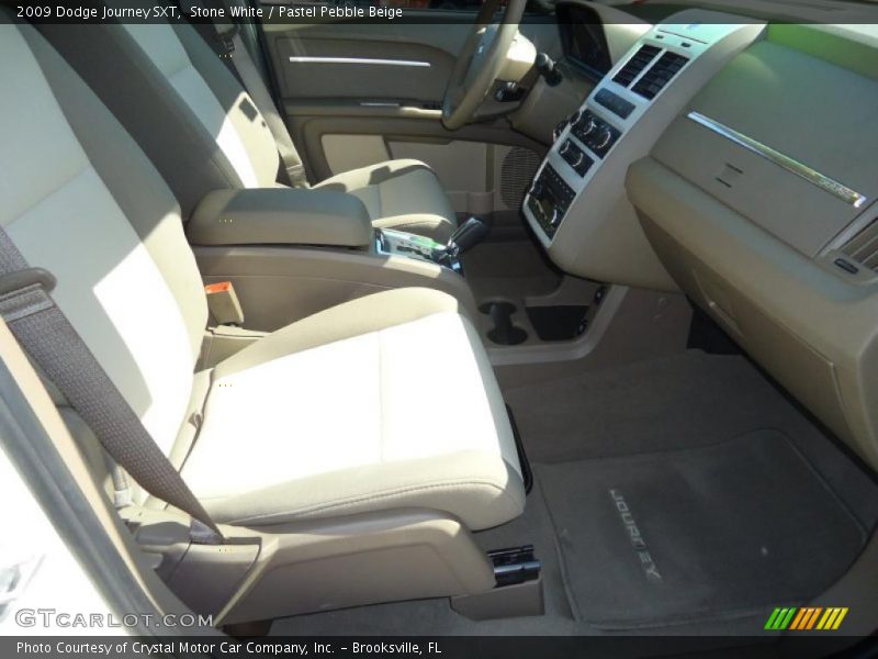 Stone White / Pastel Pebble Beige 2009 Dodge Journey SXT