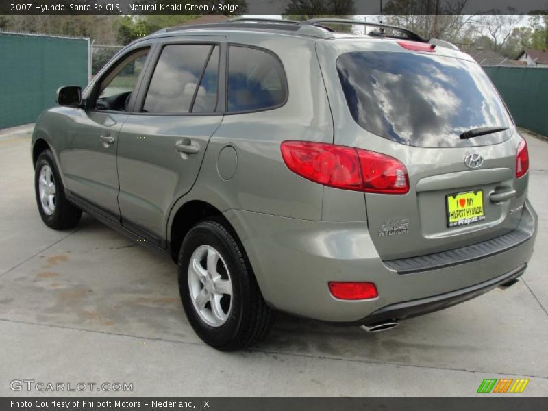 Natural Khaki Green / Beige 2007 Hyundai Santa Fe GLS