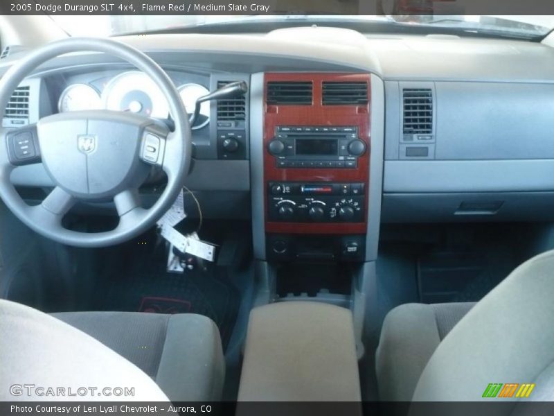 Flame Red / Medium Slate Gray 2005 Dodge Durango SLT 4x4