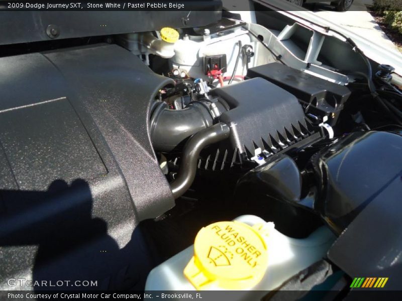 Stone White / Pastel Pebble Beige 2009 Dodge Journey SXT