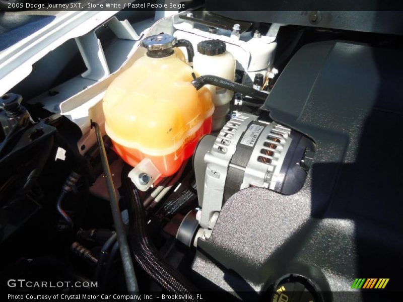 Stone White / Pastel Pebble Beige 2009 Dodge Journey SXT