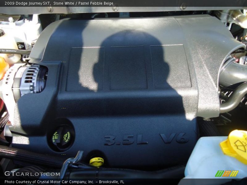 Stone White / Pastel Pebble Beige 2009 Dodge Journey SXT