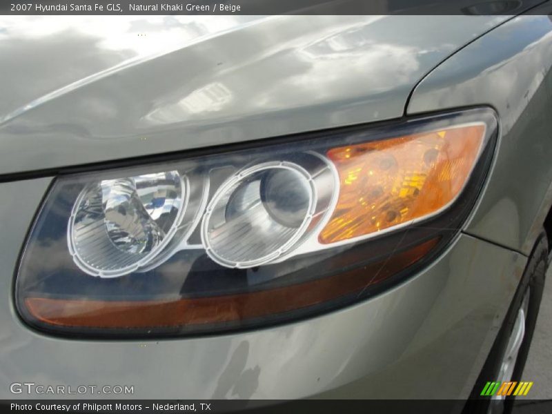 Natural Khaki Green / Beige 2007 Hyundai Santa Fe GLS