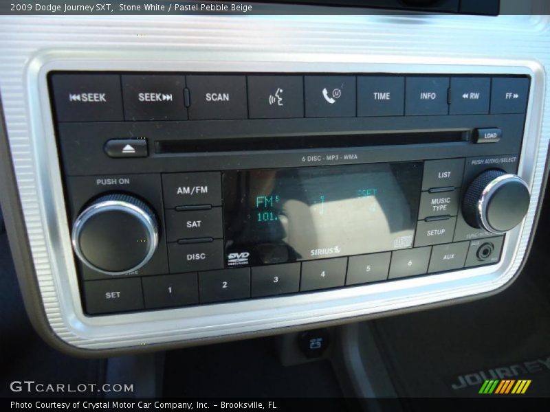 Stone White / Pastel Pebble Beige 2009 Dodge Journey SXT