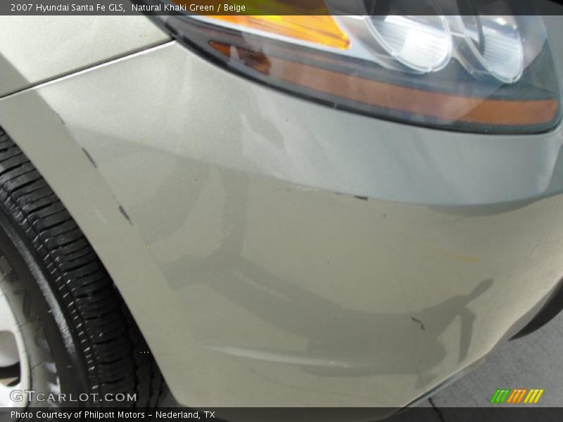 Natural Khaki Green / Beige 2007 Hyundai Santa Fe GLS