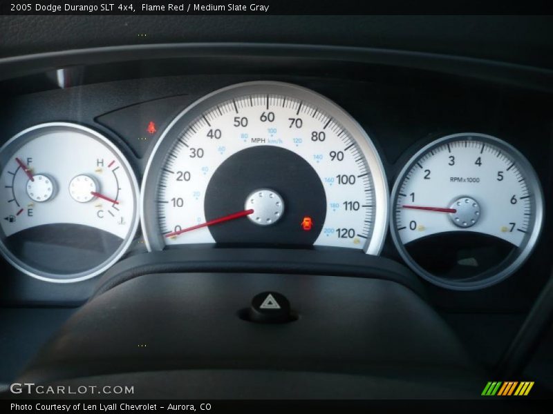 Flame Red / Medium Slate Gray 2005 Dodge Durango SLT 4x4