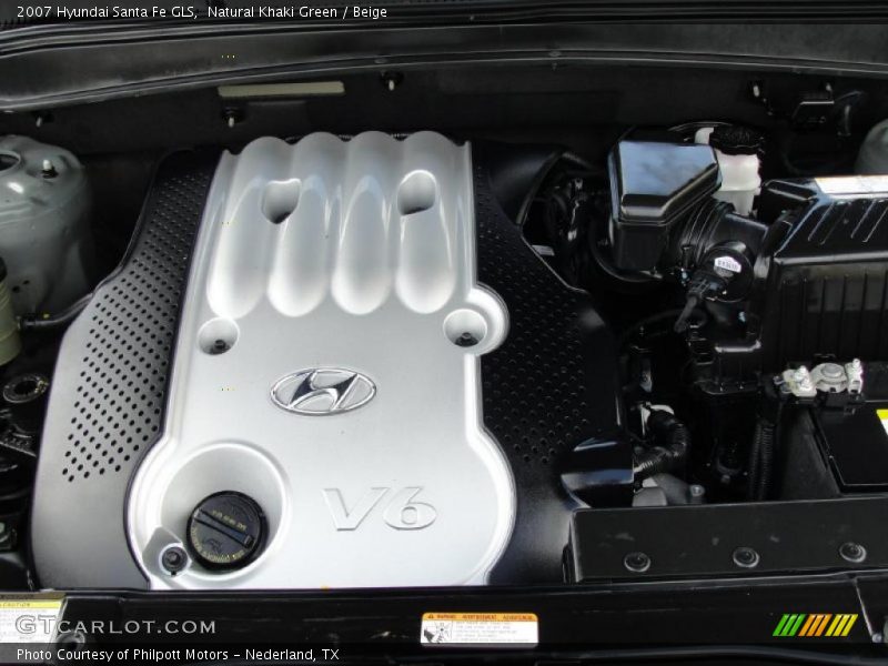 Natural Khaki Green / Beige 2007 Hyundai Santa Fe GLS