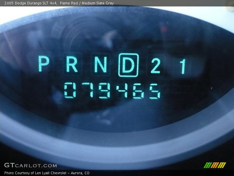 Flame Red / Medium Slate Gray 2005 Dodge Durango SLT 4x4