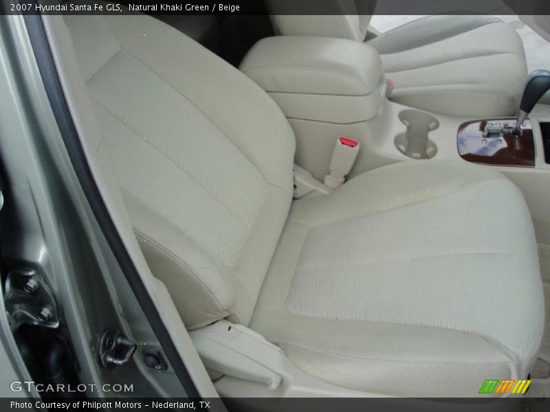 Natural Khaki Green / Beige 2007 Hyundai Santa Fe GLS