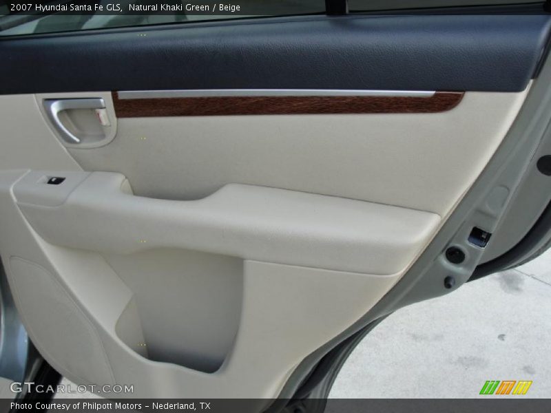 Natural Khaki Green / Beige 2007 Hyundai Santa Fe GLS