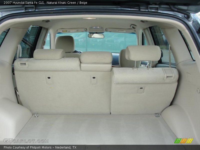 Natural Khaki Green / Beige 2007 Hyundai Santa Fe GLS