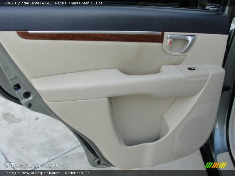 Natural Khaki Green / Beige 2007 Hyundai Santa Fe GLS