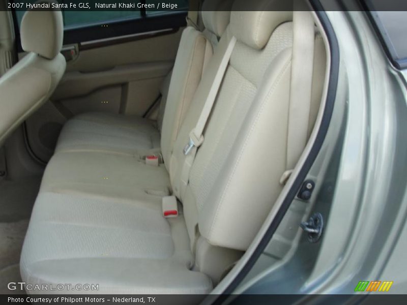 Natural Khaki Green / Beige 2007 Hyundai Santa Fe GLS