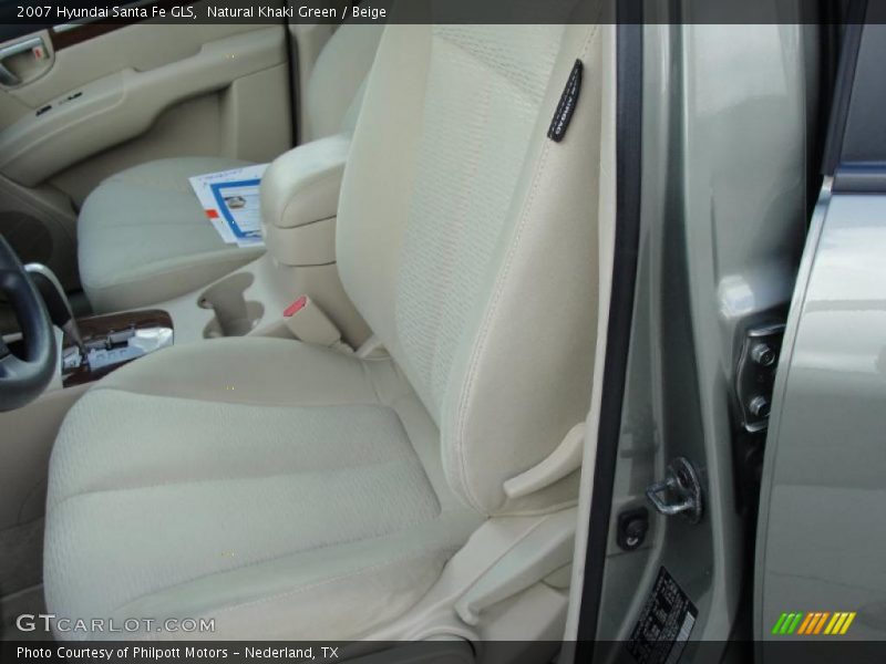 Natural Khaki Green / Beige 2007 Hyundai Santa Fe GLS