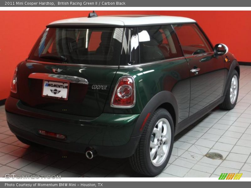 British Racing Green II / Carbon Black 2011 Mini Cooper Hardtop