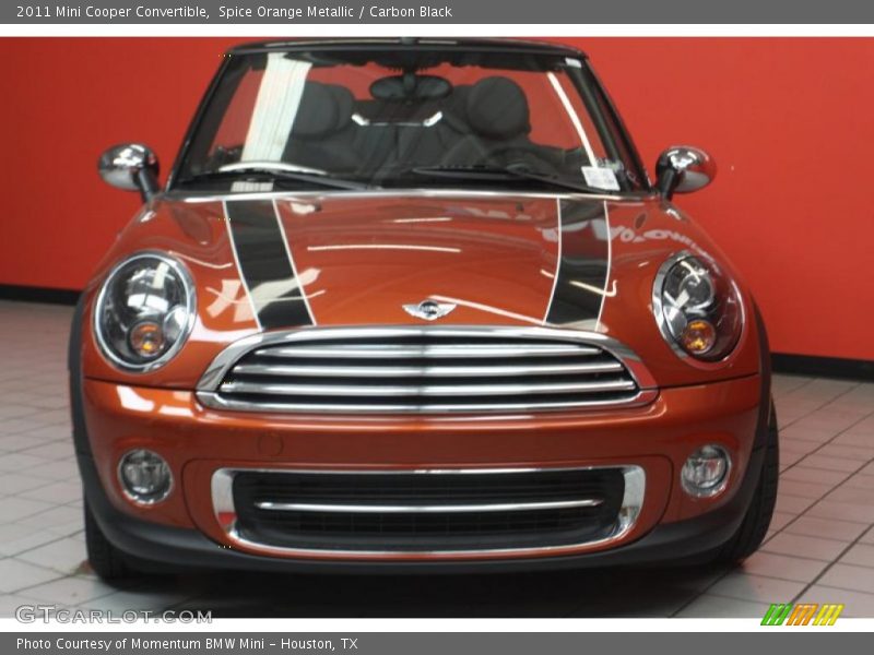 Spice Orange Metallic / Carbon Black 2011 Mini Cooper Convertible