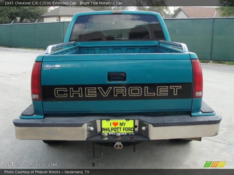 Bright Teal Metallic / Tan 1993 Chevrolet C/K C1500 Extended Cab