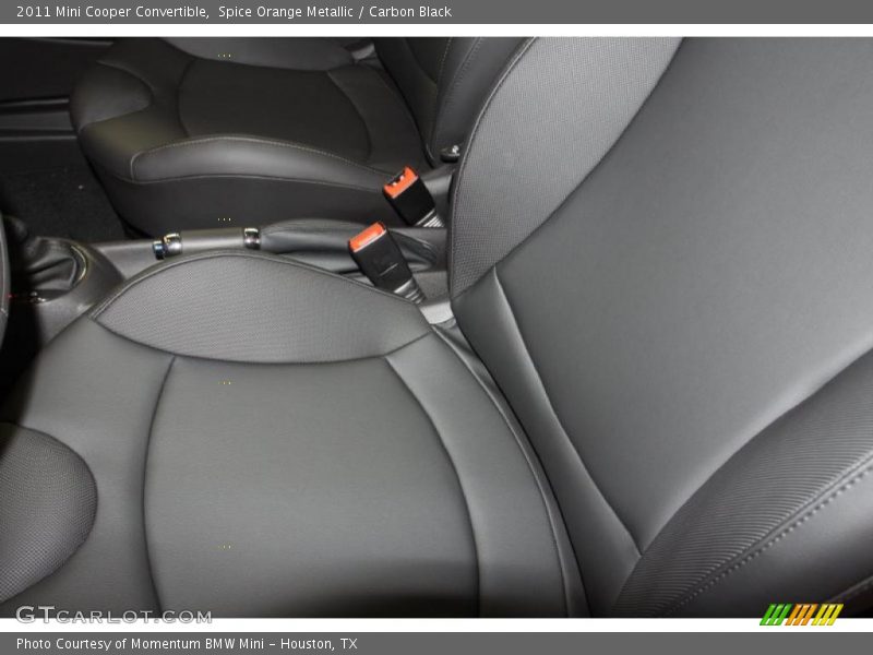 Spice Orange Metallic / Carbon Black 2011 Mini Cooper Convertible