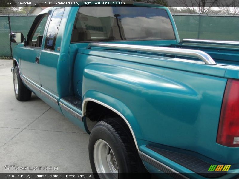 Bright Teal Metallic / Tan 1993 Chevrolet C/K C1500 Extended Cab