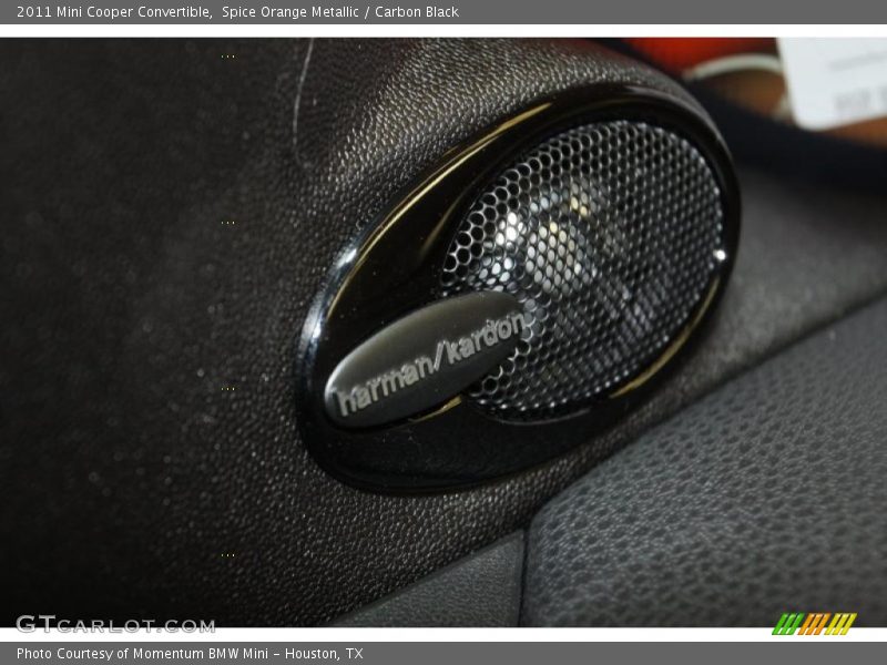 Spice Orange Metallic / Carbon Black 2011 Mini Cooper Convertible