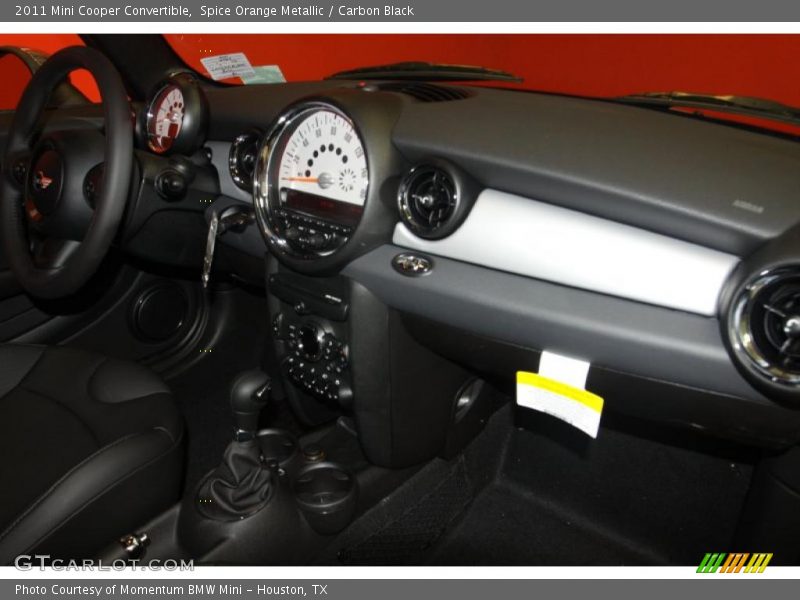 Spice Orange Metallic / Carbon Black 2011 Mini Cooper Convertible