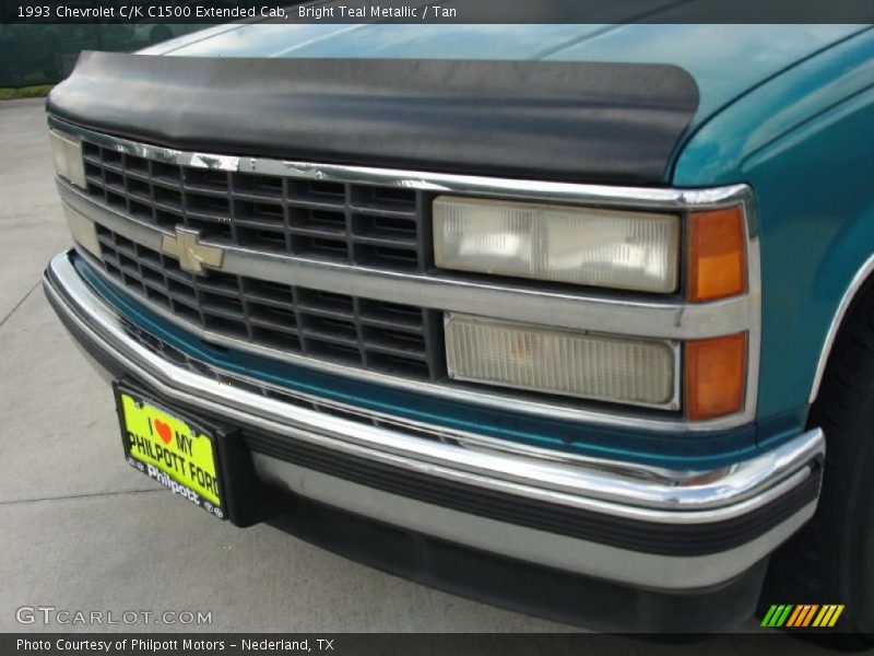 Bright Teal Metallic / Tan 1993 Chevrolet C/K C1500 Extended Cab