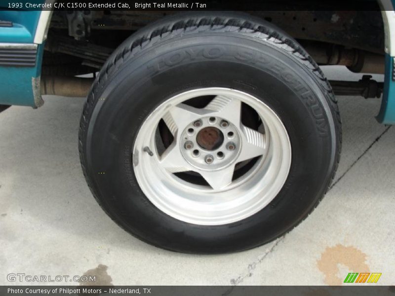 Bright Teal Metallic / Tan 1993 Chevrolet C/K C1500 Extended Cab