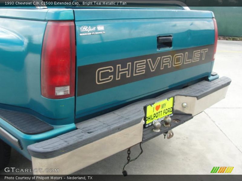 Bright Teal Metallic / Tan 1993 Chevrolet C/K C1500 Extended Cab