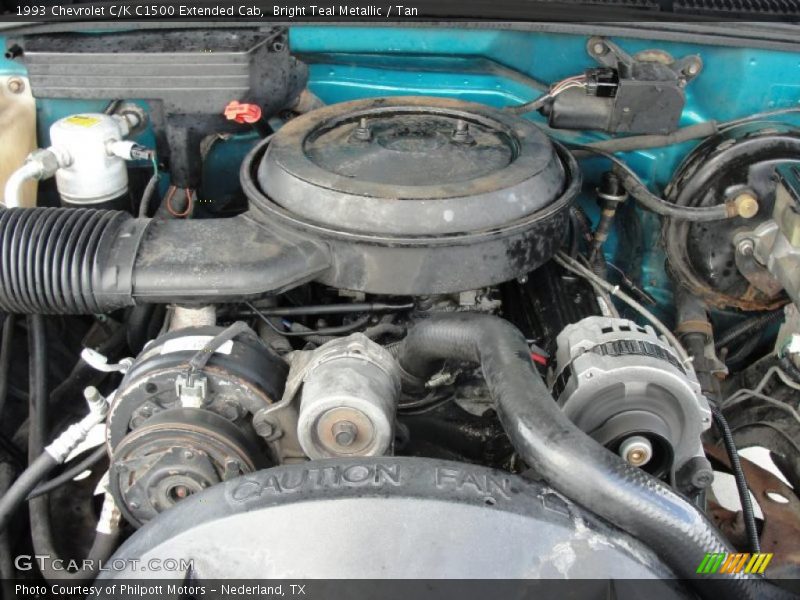  1993 C/K C1500 Extended Cab Engine - 5.7 Liter OHV 16-Valve V8