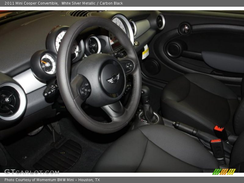 White Silver Metallic / Carbon Black 2011 Mini Cooper Convertible