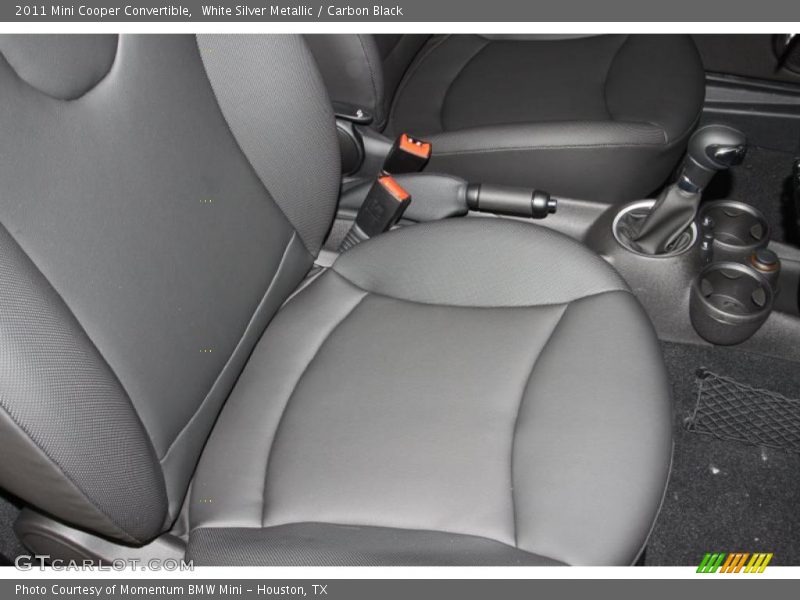 White Silver Metallic / Carbon Black 2011 Mini Cooper Convertible