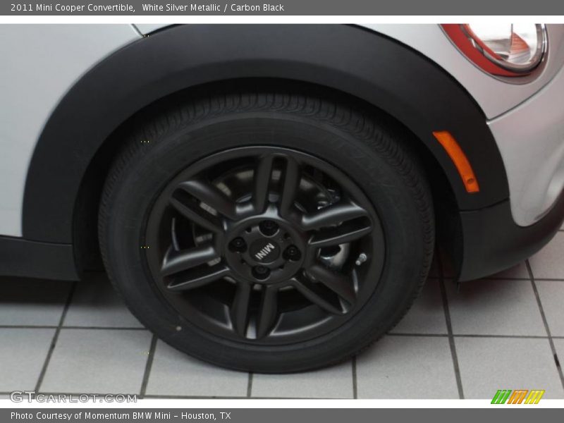 White Silver Metallic / Carbon Black 2011 Mini Cooper Convertible