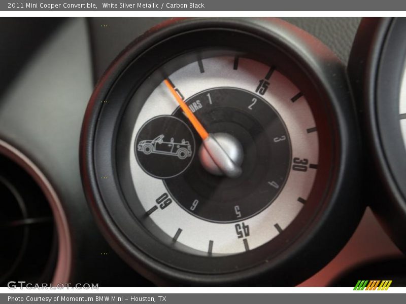White Silver Metallic / Carbon Black 2011 Mini Cooper Convertible