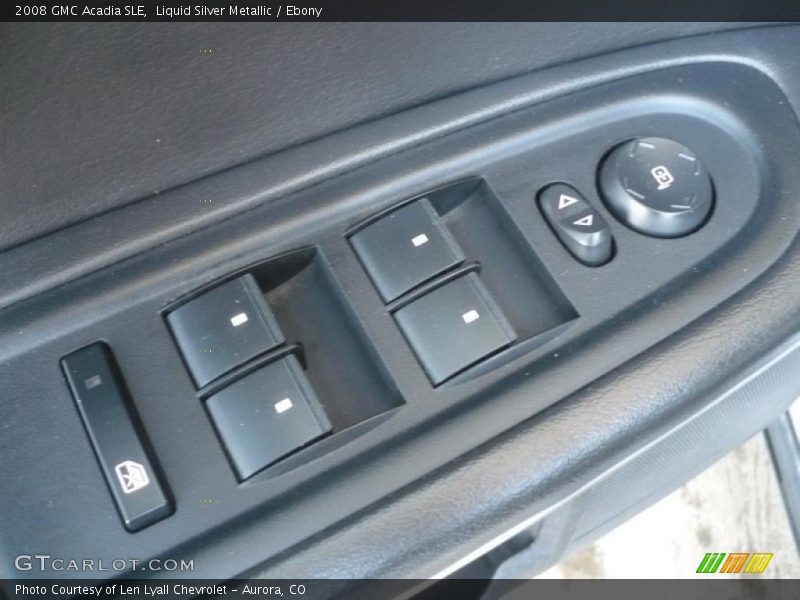 Liquid Silver Metallic / Ebony 2008 GMC Acadia SLE