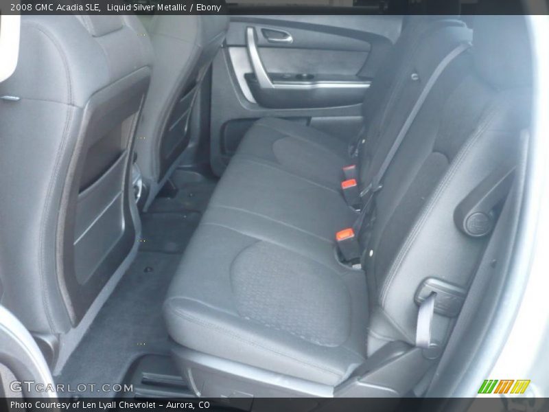 Liquid Silver Metallic / Ebony 2008 GMC Acadia SLE