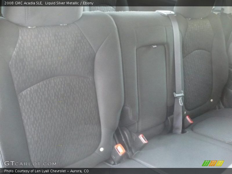 Liquid Silver Metallic / Ebony 2008 GMC Acadia SLE